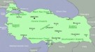 Turkey 7 Regions Map, Turkey regional map